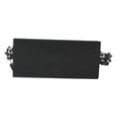 FENDI Box Shoulder Bag Leather Black Silver Auth hk2491-2