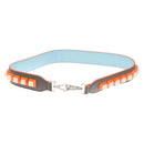 FENDI Strap You Shoulder Strap Leather Gray Auth hk2494-2