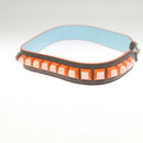 FENDI Strap You Shoulder Strap Leather Gray Auth hk2494-5