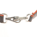 FENDI Strap You Shoulder Strap Leather Gray Auth hk2494-7