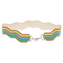 FENDI Strap You Shoulder Strap Leather Beige Auth hk2499-2