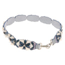 FENDI Strap You Shoulder Strap Leather Blue Auth hk2501-1