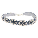 FENDI Strap You Shoulder Strap Leather Blue Auth hk2501-3