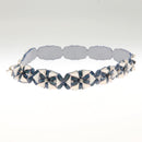 FENDI Strap You Shoulder Strap Leather Blue Auth hk2501-4