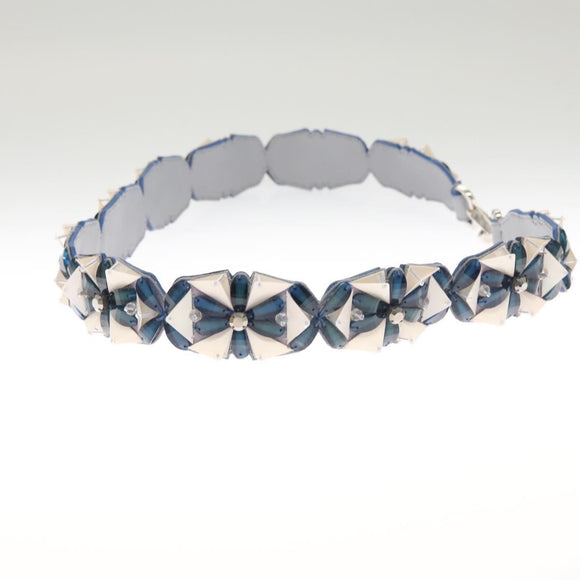 FENDI Strap You Shoulder Strap Leather Blue Auth hk2501