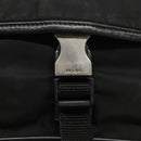 PRADA Shoulder Bag Nylon Black Silver Auth hk2516-10