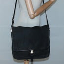 PRADA Shoulder Bag Nylon Black Silver Auth hk2516-24
