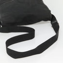 PRADA Shoulder Bag Nylon Black Silver Auth hk2516-7