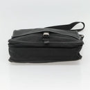PRADA Shoulder Bag Nylon Black Silver Auth hk2516-5