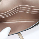 Christian Dior Saddle Chain Wallet Leather Brown Gold Auth hk2524-10