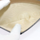 Christian Dior Saddle Chain Wallet Leather Brown Gold Auth hk2524-22