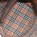 Burberrys Shoulder Bag Leather Brown Gold Auth hk2525-12