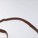 Burberrys Shoulder Bag Leather Brown Gold Auth hk2525-8