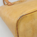 LOUIS VUITTON Monogram Vernis Houston Hand Bag Beige M91004 LV Auth hk2531-9