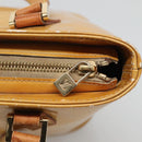 LOUIS VUITTON Monogram Vernis Houston Hand Bag Beige M91004 LV Auth hk2531-17