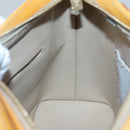 LOUIS VUITTON Monogram Vernis Houston Hand Bag Beige M91004 LV Auth hk2531-19