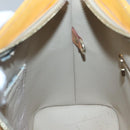 LOUIS VUITTON Monogram Vernis Houston Hand Bag Beige M91004 LV Auth hk2531-20