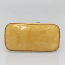 LOUIS VUITTON Monogram Vernis Houston Hand Bag Beige M91004 LV Auth hk2531-5