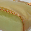 LOUIS VUITTON Monogram Vernis Houston Hand Bag Baby Blue M91005 LV Auth hk2533-9