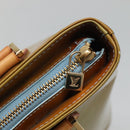 LOUIS VUITTON Monogram Vernis Houston Hand Bag Baby Blue M91005 LV Auth hk2533-10