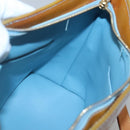 LOUIS VUITTON Monogram Vernis Houston Hand Bag Baby Blue M91005 LV Auth hk2533-18