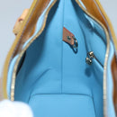LOUIS VUITTON Monogram Vernis Houston Hand Bag Baby Blue M91005 LV Auth hk2533-19