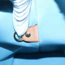 LOUIS VUITTON Monogram Vernis Houston Hand Bag Baby Blue M91005 LV Auth hk2533-12