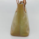 LOUIS VUITTON Monogram Vernis Houston Hand Bag Baby Blue M91005 LV Auth hk2533-4