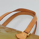 LOUIS VUITTON Monogram Vernis Houston Hand Bag Baby Blue M91005 LV Auth hk2533-8