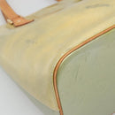 LOUIS VUITTON Monogram Vernis Houston Hand Bag Gris M91053 LV Auth hk2535-14