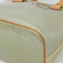 LOUIS VUITTON Monogram Vernis Houston Hand Bag Gris M91053 LV Auth hk2535-15