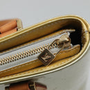 LOUIS VUITTON Monogram Vernis Houston Hand Bag Gris M91053 LV Auth hk2535-17