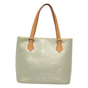LOUIS VUITTON Monogram Vernis Houston Hand Bag Gris M91053 LV Auth hk2535 - 0