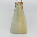 LOUIS VUITTON Monogram Vernis Houston Hand Bag Gris M91053 LV Auth hk2535-3