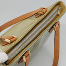 LOUIS VUITTON Monogram Vernis Houston Hand Bag Gris M91053 LV Auth hk2535-6