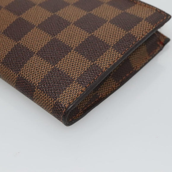 LOUIS VUITTON Damier Ebene Marais  Pouch LV Auth hk2541
