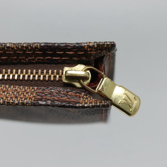 LOUIS VUITTON Damier Ebene Marais  Pouch LV Auth hk2541