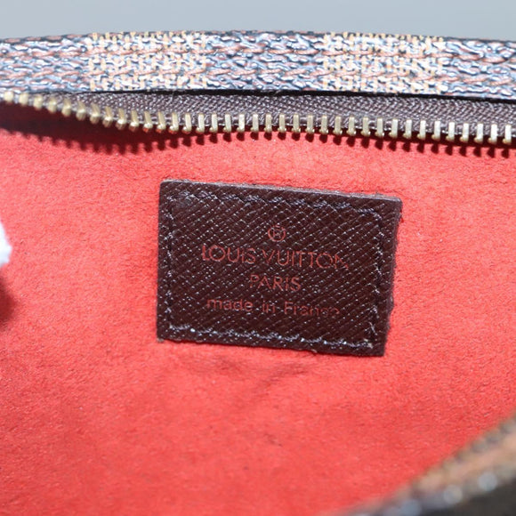 LOUIS VUITTON Damier Ebene Marais  Pouch LV Auth hk2541