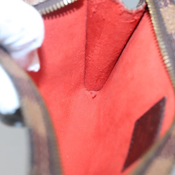 LOUIS VUITTON Damier Ebene Marais  Pouch LV Auth hk2541