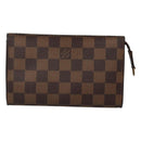 LOUIS VUITTON Damier Ebene Marais  Pouch LV Auth hk2541-13