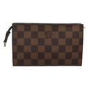 LOUIS VUITTON Damier Ebene Marais  Pouch LV Auth hk2541-2