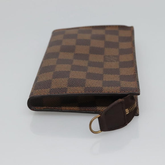 LOUIS VUITTON Damier Ebene Marais  Pouch LV Auth hk2541