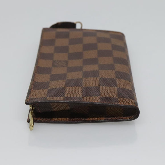 LOUIS VUITTON Damier Ebene Marais  Pouch LV Auth hk2541