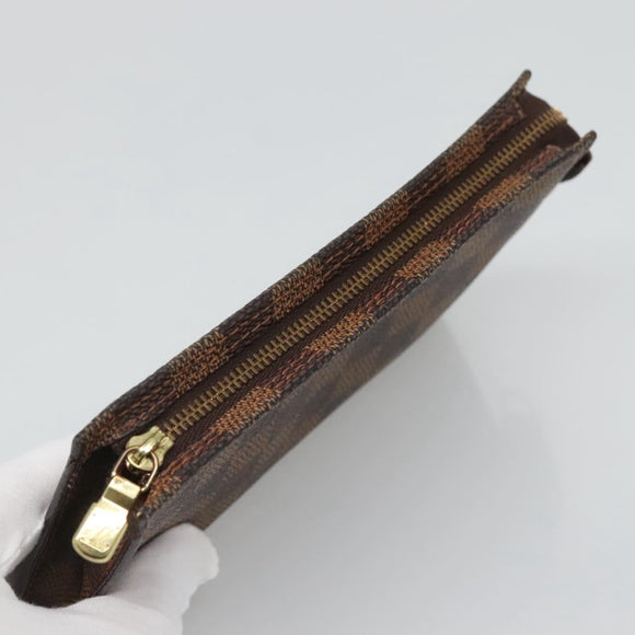 LOUIS VUITTON Damier Ebene Marais  Pouch LV Auth hk2541