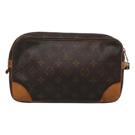 LOUIS VUITTON Monogram Marly Dragonne GM Clutch Bag M51825 LV Auth hk2543 - 0