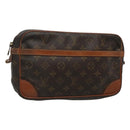 LOUIS VUITTON Monogram Compiegne 28 Clutch Bag M51845 LV Auth hk2544-1