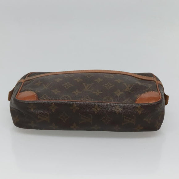 LOUIS VUITTON Monogram Compiegne 28 Clutch Bag M51845 LV Auth hk2544
