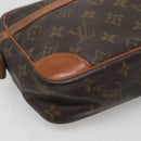 LOUIS VUITTON Monogram Compiegne 28 Clutch Bag M51845 LV Auth hk2544-14