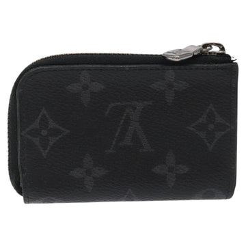 LOUIS VUITTON Monogram Eclipse Porte monnaie Jour Coin Purse M63536 Auth hk2554 - 0