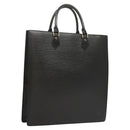 LOUIS VUITTON Epi Sac Plat Hand Bag Black M59082 LV Auth hk2560-1